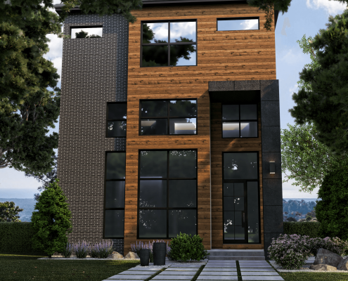 Redknot Lot 34 Exterior Render low Rendering of Homearama Walworth Juntion Home by Redknot